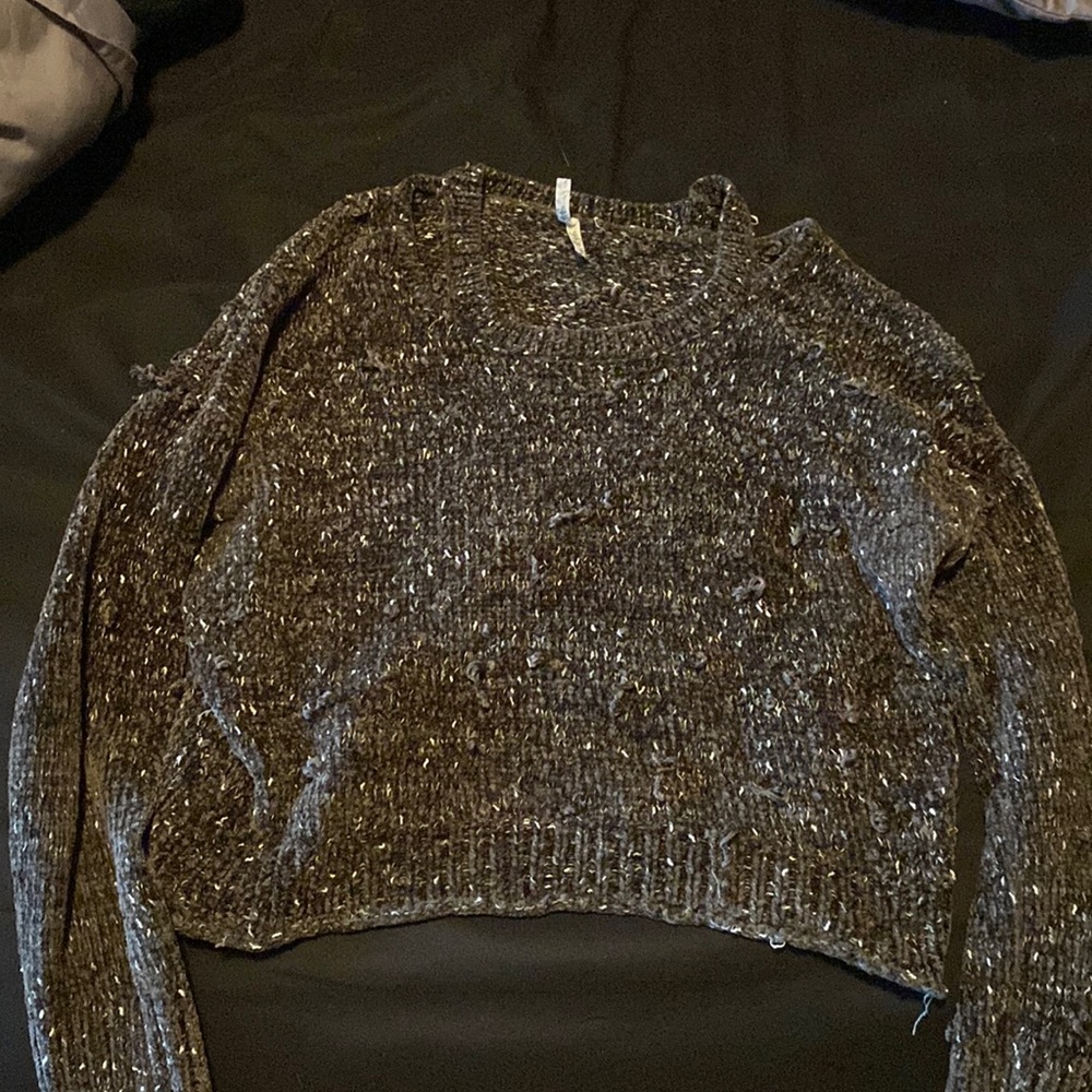 XL distressed sweater from Mudd